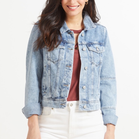 NEW Free People Indira Blue Indigo Denim Jacket RUMORS SIZE XS NWT - Picture 4 of 8